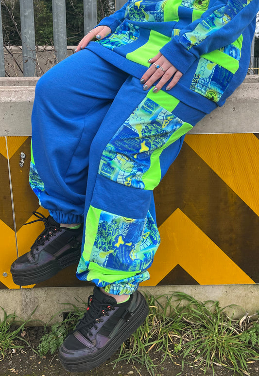 'Delirium' Patchwork Trackies