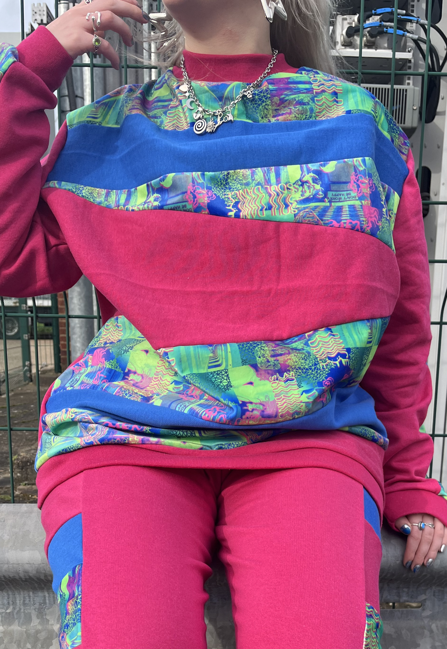 'Soul Dance' Patchwork Sweatshirt