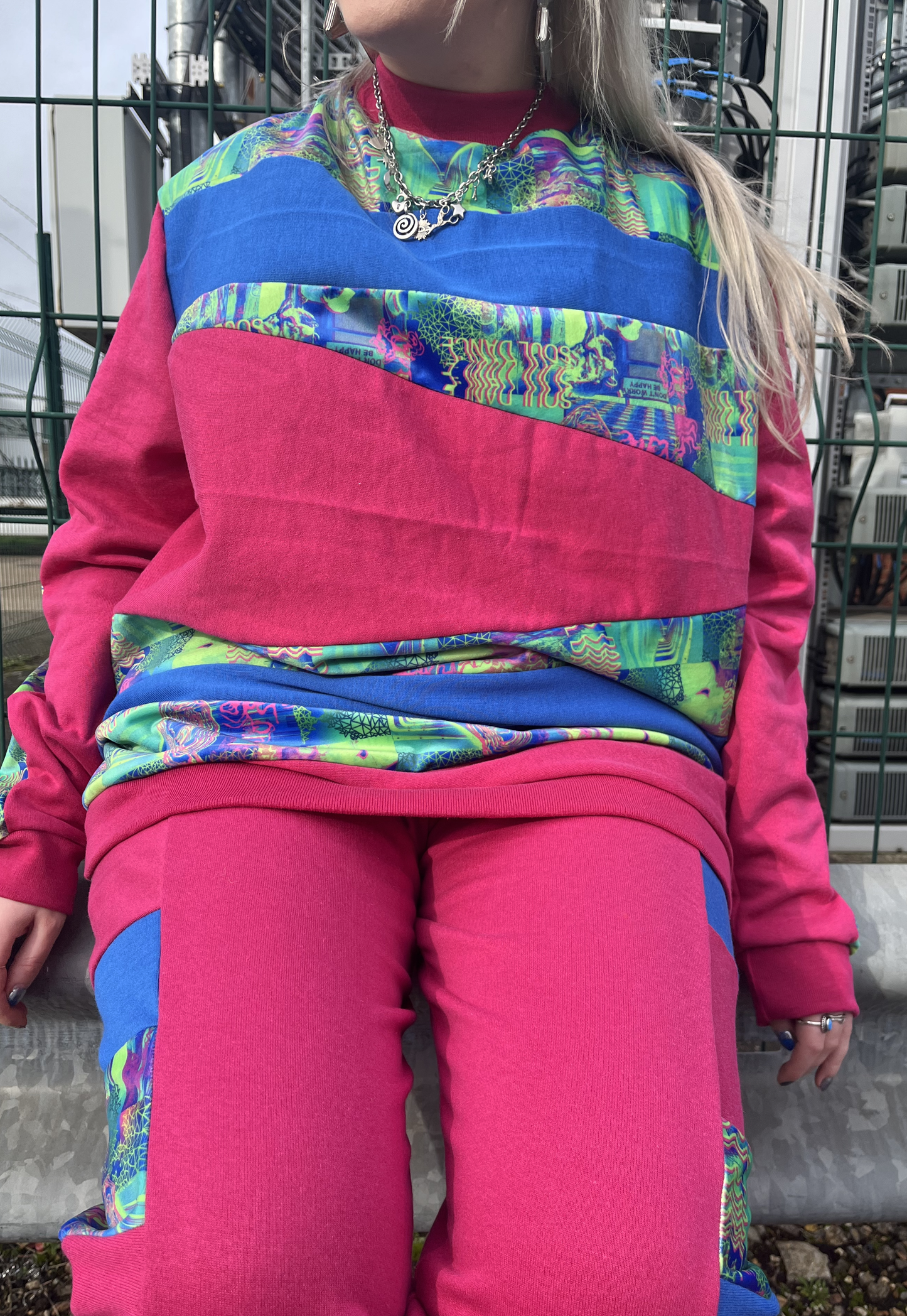 'Soul Dance' Patchwork Sweatshirt