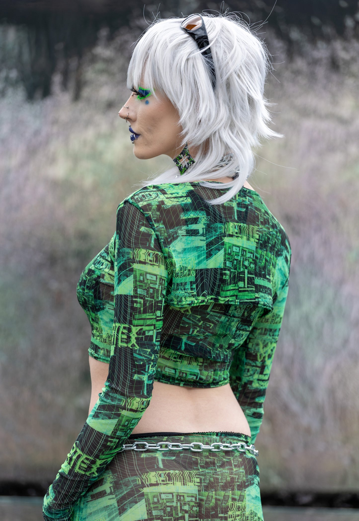 'Vortex' Top - Green