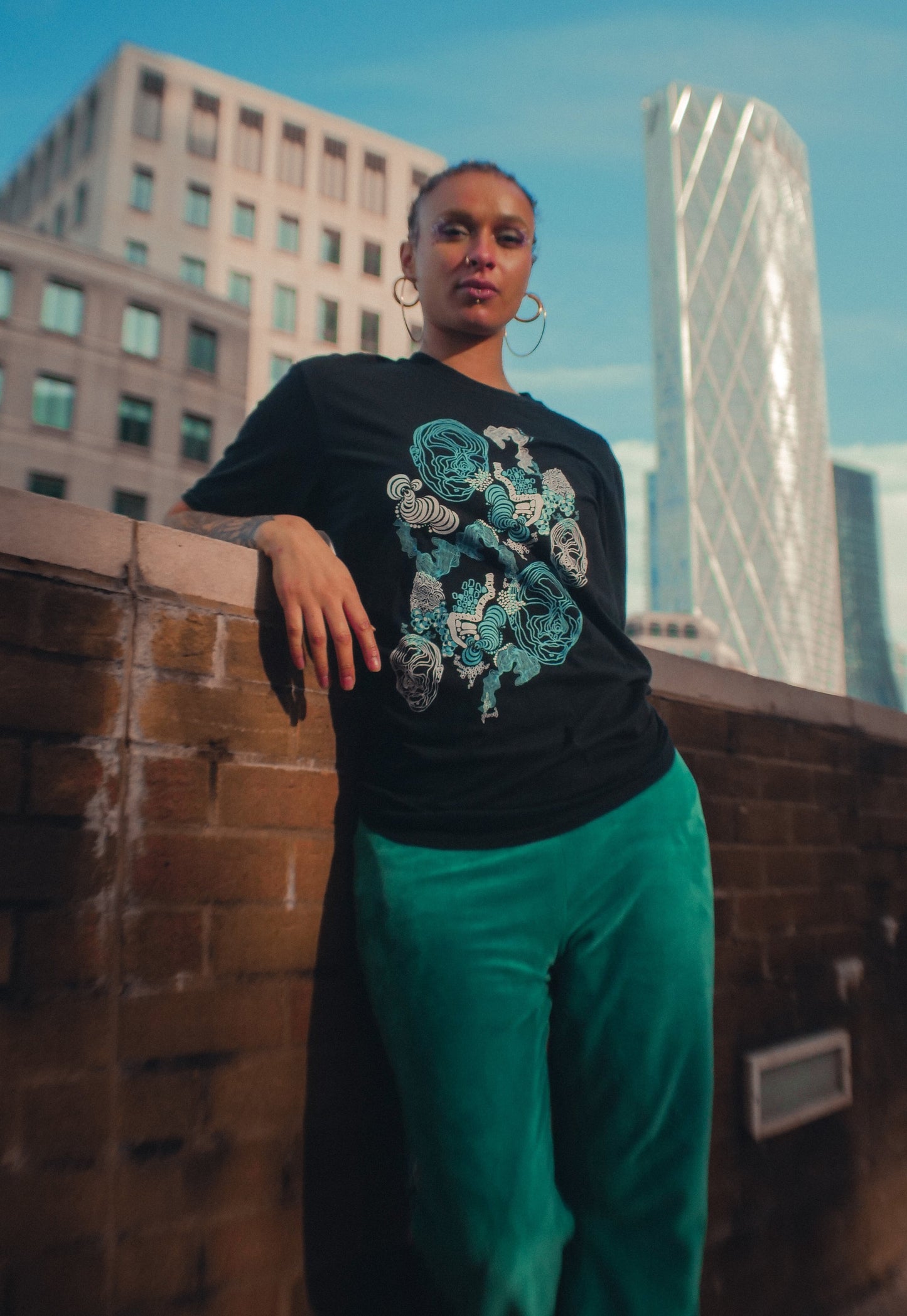 Black Telepathy T-Shirt - READY TO SHIP