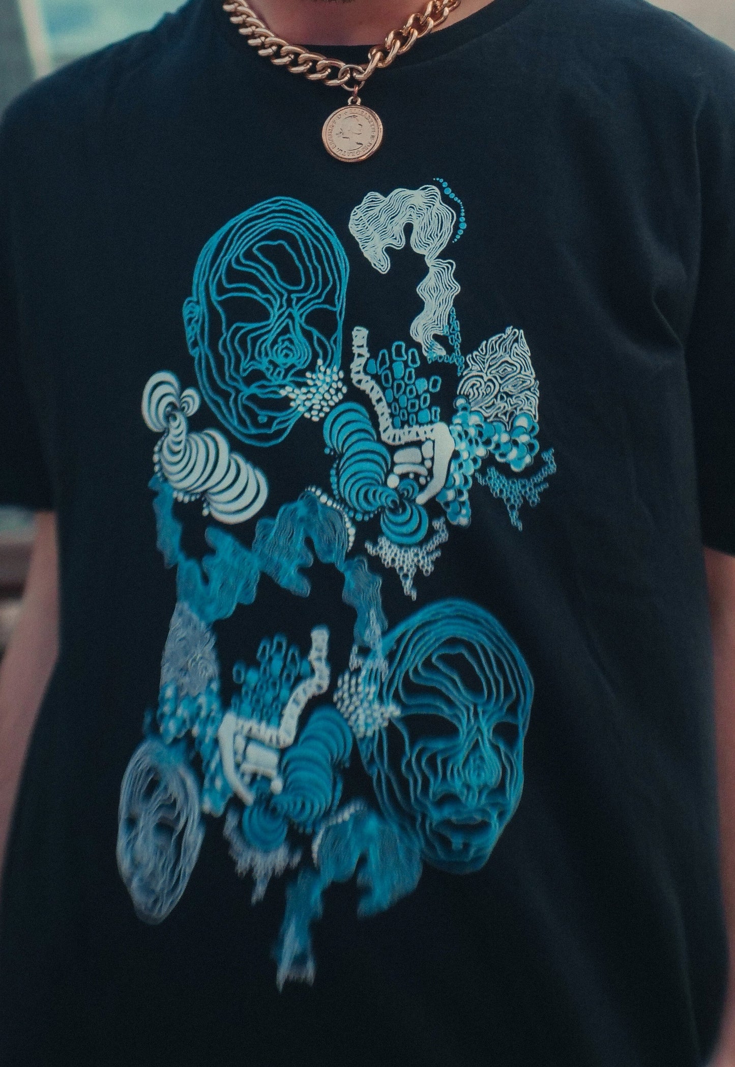 Black Telepathy T-Shirt - READY TO SHIP