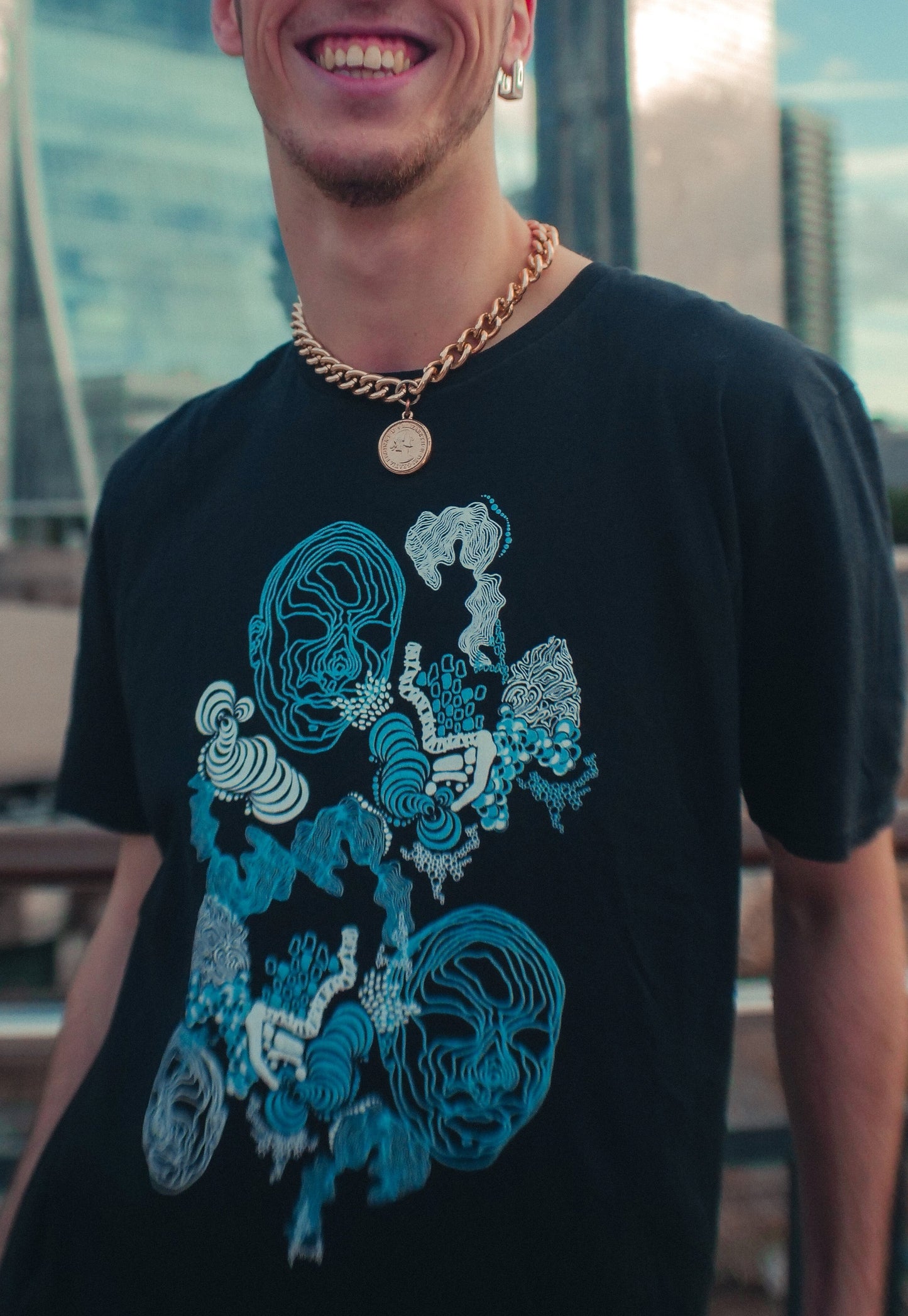 Black Telepathy T-Shirt - READY TO SHIP